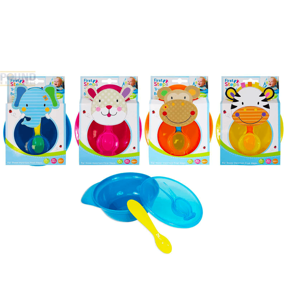 First Steps Feeding Bowl With Lid & Spoon